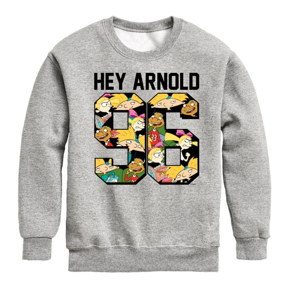 Hey Arnold! - Arnold 1996 - Toddler And Youth Crewneck Fleece Sweatshirt