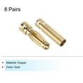 thumbnail image 3 of Uxcell 8 Pairs Banana Plugs Connector 3mm Male Female Banana Plug for Speaker Wire RC Battery, 3 of 6