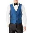 thumbnail image 3 of Adam Baker by Needle & Stitch Mens Tux-Shark 3-Piece Slim Fit Tuxedo Suit Set - Blue - 52R, 3 of 6