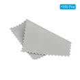 thumbnail image 3 of Unique Bargains 3.15x2.36' Jewelry Cleaning Cloth, 100Pcs Double-Sided Microfiber Polishing Cloth Light Gray, 3 of 5