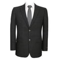 thumbnail image 1 of Chaqueta deportiva tipo blazer AMY ZHU para hombre, mezcla de lana, corte clásico, 1 of 4