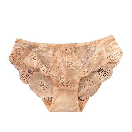 

Women Underwear Brief Lace Breathable Hipster Stretch Seamless Panties 1PC
