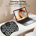 thumbnail image 2 of Electronic drum kit, 9 pads, MIDI interface, compatible with DTX games, without speaker, for parties and birthdays, with drumsticks and pedal, 2 of 4