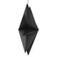 thumbnail image 3 of 3xNovedad Papel 3D Estrella de 9 puntas Navidad Halloween Decoración colgante Negro 4 piezas, 3 of 10