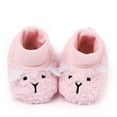 thumbnail image 6 of LYHaoo Baby Sneakers Winter Warm Soft Sole Walking Shoes For 0 2 Years Old Boys Girls Toddler First With Sizes 4.5 Toddler Pink(0-6 Months), 6 of 6