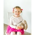 thumbnail image 3 of Fuchsia Pom Pom Tutu and Bow Hair Tie | 2Pcs Set, 3 of 10