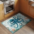 thumbnail image 2 of Ocean Creature Front Door Rugs 2x3 ft Eight Pawfish Corals Sea Stars Small Rug for Entryway Non Slip Washable Bathroom Door Mat Absorbent Floor Mat for Indoor Entrance, 2 of 9