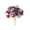 Purple#3, variant on Artificial Rose Decor Bouquet for Wedding and Living Room Aesthetic Floral Arrangement Plastic Flowers for Holiday Everyday Home Decor Centerpiece 9.84 Inch Single