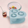 thumbnail image 1 of onlyliua para Interior/Exterior Bandeja de Hielo 2024 con Tapa para 20-40 Vasos 3 Moldes de Hielo Huecos En Forma de Corazon para Tazas Bandejas de Hielo Grandes Reutilizables para Enfriar Cócteles W, 1 of 4