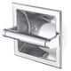 thumbnail image 2 of Portarrollos de papel higiénico de pared, soporte para papel higiénico, almacenamiento de papel higiénico Plata B, 2 of 8