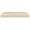 thumbnail image 2 of AWNTECH 24x10 Maui Left Motor Patio Retractable Awning Outdoor Canopy Sun Shade Without Aluminum Protective Hood, Dark Tan, 2 of 3