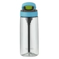 thumbnail image 4 of Contigo Kids Plastic Water Bottle with AUTOSPOUT Straw Lid Sake Grey & Blue Raspberry, 20 fl oz., 4 of 8