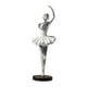thumbnail image 1 of Estatua de bailarina, figura de resina para niña, estilo europeo, decoración de escritorio para el hogar, arte Estilo E Argenta, 1 of 9