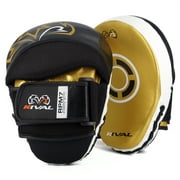 Rival Boxing RPM7 Fitness Plus Hook and Loop Punch Mitts - Black/Gold
