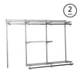 thumbnail image 2 of Rubbermaid Configurations 3-6 Feet Custom DIY Closet Organizer Kit (2 Pack), 2 of 3