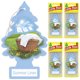 thumbnail image 2 of LITTLE TREES Air Fresheners Car Air Freshener. Hanging Tree Provides Long Lasting Scent for Auto or Home. Summer Linen, 24 Air Fresheners, 2 of 8