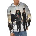 thumbnail image 2 of The Twilight Saga Men's Hoodie With Color Drawstrings Sweatshirt Hooded Pullover Print Winter Coat Jacket 3x-Large, 2 of 9