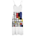 thumbnail image 4 of Mondrian Sleeveless Dress Women's evening dress Women long dress, 4 of 5