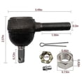 thumbnail image 2 of Golf Cart Tie Rod End Kit for Club Car DS G&E 1976-2008 7539 7540, 2 of 5