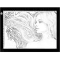 thumbnail image 2 of A4 Lighted Tablet, Ultra Thin Power Adjustable Brightness LED Drawing Tablet, Magnetic Memory Touch Key Screen Printing Tablet, 2 of 5