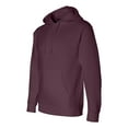 thumbnail image 2 of Independent Trading Co. Heavyweight Hooded Sweatshirt IND4000 Maroon XS, 2 of 5