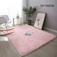 thumbnail image 2 of Washable Fluffy Area Rug Rectangular Anti-Slip Artificial Soft Plush Shag Carpet Home Bedroom Living Room Fluffy Rectangular Anti-Slip Artificial Soft Washable Fluffy Rectangular  Light P, 2 of 8