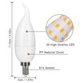 thumbnail image 5 of Led Flame Flickering Bulb Led Fire Emulation Light E14 E27 Candle Lamp 4 Modes Lighting Creative Xmas Atmosphere Lamp Home Decor 1 Pcs, 5 of 5