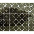 thumbnail image 4 of oneOone Viscose Chiffon Fabric Check Kasuri Printed Fabric 1 Yard 42 Inch Wide, 4 of 4