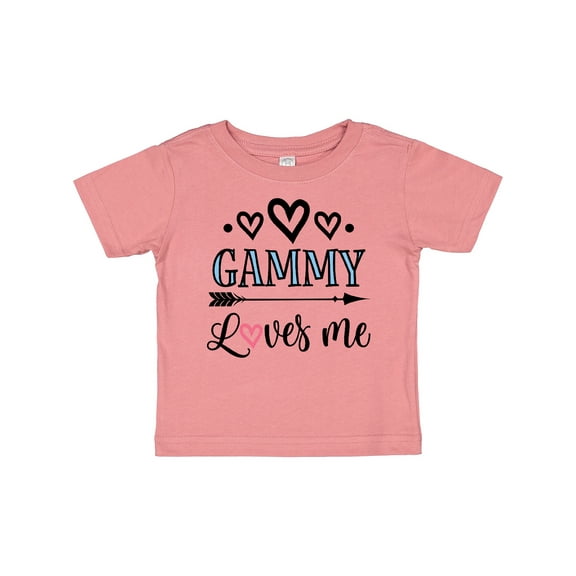 Inktastic Gammy Loves Me Grandchild Girls Baby T-Shirt