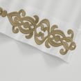 thumbnail image 5 of Five Queens Court  Isabel Embroidered Sheet Set California King - Silver, 5 of 5