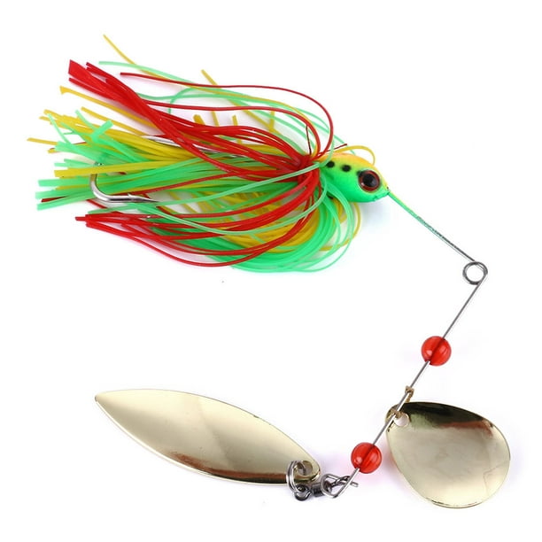 Qinxin Bass Fishing Lure Spinner Baits Hard Metal Multicolor Spinner Baits Topwater Fishing Lure For Saltwater Freshwater Other