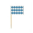 thumbnail image 1 of 200 Pieces Flags Marking Labels Cupcake Decoration Birthday Party Decoration (blue And White), 1 of 5