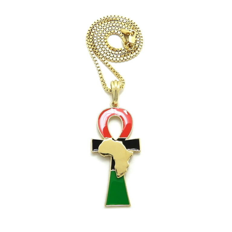 Cross with circle on sale on top necklace