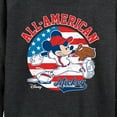 thumbnail image 3 of Disney - Mickey Americana Baseball - Women's Lightweight French Terry Long Sleeve Shirt, 3 of 5