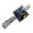 Silver, variant on Superman Darkseid Character Square Tie Bar Clip Clasp Tack- Silver or Gold