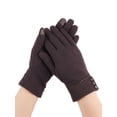 thumbnail image 2 of Spencer Women's Touchscreen Gloves, Winter Warm Thermal Soft Lined Thick Texting Gloves Windproof Driving Gloves for Ladies "Coffee", 2 of 5
