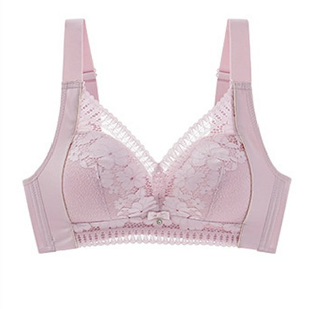 Buy Pink Shine Lace Back Padded Bra 40DD, Bras