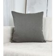 thumbnail image 2 of Aiking 2 Pieces of 18" x 18" Brushed 100% Polyester Decorative Throw Pillow Covers, Zipper Closure, Steel Gray, 2 of 5