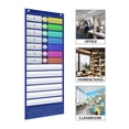 thumbnail image 1 of SHENMO Classroom Pocket Chart, Daily Schedule Pocket Chart, Free Double, 1 of 5