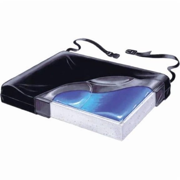 Skil-Care 751055 14 in. Stability Plus Gel-Foam Vinyl Cushion with LSI Cover