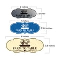 thumbnail image 5 of Designer Farm To Table Sign (Blue) - Large, 5 of 5