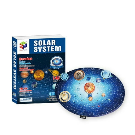 Diy 3d Solar System Nine Planet Paper Puzzle Model Kits For