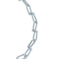 Koch 5058086 0.15 in. x 100 ft. Double Loop Carbon Steel Chain, Silver