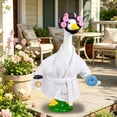 thumbnail image 2 of Ccwuwei Porch Goose Clothes, UV Resistant Festive Goose Clothes Set for 23 inch Porch Goose, Garden Statue Clothing Accessory, Outdoor Lawn Ornament Dress Up - White, 2 of 6