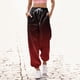 thumbnail image 4 of Pantalones deportivos Prolriy para mujer, pantalones deportivos informales con estampado degradado, bolsillos, cintura alta, deportivos, para gimnasio, talla XL, 4 of 4