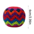 thumbnail image 1 of Sacos de arena tejidos hechos a mano 6pcs para principiantes malabaristas bolas Sacos de arena multicolor tejidos a mano, 1 of 5