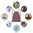 thumbnail image 6 of Rocae German Shepherd Dog for Gym Bag Drawstring Bags Gym Backpack for Gym, Travel, Sports, Swimming, Beach-Medium, 6 of 6