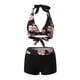 thumbnail image 2 of Traje de baño de bikini para mujer, conjunto de bikini push up con control de abdomen, parte inferior de bikini de cintura alta, traje de baño tankini con pantalones cortos, trajes de baño, 2 of 5