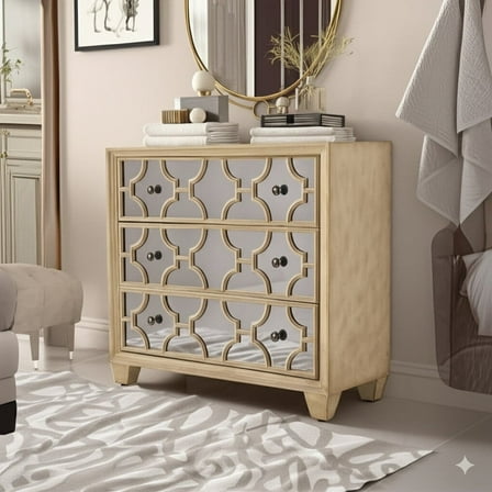 Emelia 32" Tan Dresser