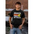 thumbnail image 4 of PACMAN Snack Attack Hungry Hangry Men's Graphic T Shirt Tees Brisco Brands S, 4 of 4